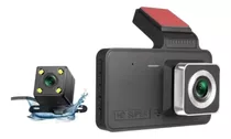 Cámara Seguridad Dash Cam Hd 1080p + Cámara Retroceso Auto