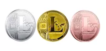 Moneda Litecoin Físico Coleccionable + Capsula Criptomoneda