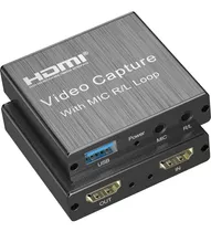 Capturadora De Video, 4k Hdmi A Usb 2.0 Vídeo Game