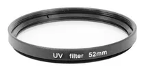 Filtro 52mm Uv Ultra-violet Filter Protector De Lente Stock