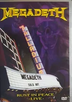 Megadeth Rust In Peace Live Dvd Original Lacrado