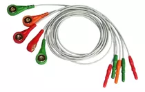 Cable Contec Ecg Ekg De 3 Canales, 5 Cables, Tlc9803