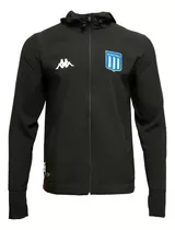 Campera Racing Club Avellaneda 19 Black Adultos Kappa Ofic