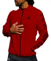 Id680 Hartl Campera Rompevientos Liviana Fina Bolsillos Bike