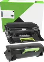 Toner Compatível 604h 60fbh00 P/ Impressora Lexmark Mx310 Mx410 10k + Fotocondutor 500z 60k