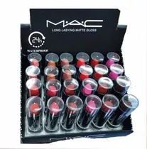 Caja De 24 Labiales Mac, Clinique,kylie Y Huda Mayor Y Detal