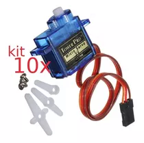 Kit Com 10 Micro Servo Motor Tower Pro 9g Sg90 Para Arduíno