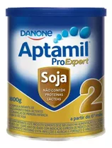 Fórmula Infantil Em Pó Aptamil Soja 2 Proexpert 800g +6 Meses Danone