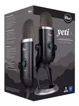 Micrófono Blue Yeti X Negro Usb Streaming Profesional