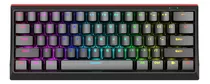 Teclado Mecanico Gamer Marvo Kg962 60% Switch Red Rainbow Negro Inglés