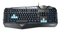 Teclado Gamer Warrior Morani Com Teclas Macro Led - Rgb