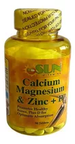 Calcio Magnesio Zinc + Vitamina D Con 90 Tabletas Sabor N/a