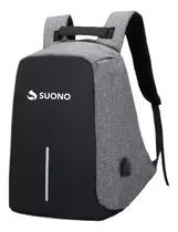 Mochila Antirrobo Impermeable Suono Puerto Usb Snac-1000