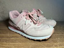 Zapatillas New Balance 574 Rosas Original Talle 37 Mujer