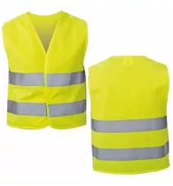 Pack 10 Chaleco Reflectante Seguridad Amarillo Reglamentario