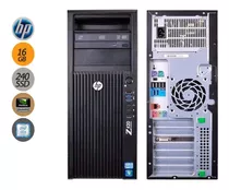 Workstation Hp Z420 Xeon E5-1620  16gb 240gb