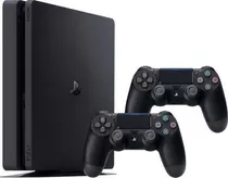 Sony Playstation 4 Ps4 Slim 500gb 2 Controle - Nf E Garantia