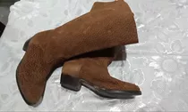 Hermosas Botas De Cuero,cómodas Y Elegantes