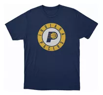 Remera Basket Nba Indiana Pacers Azul Logo Alternativo