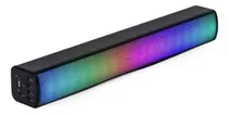 Caixa Som Soundbar Gamer Bluetooth Computador Pc Led Rgb 20w