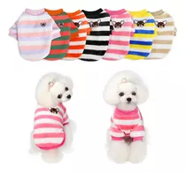 Estilo A Rayas Sueter De Felpa Para Mascotas Perros Y Gatos