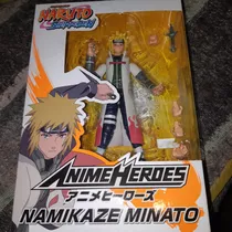 Figura Naruto Namikaze Minato Bandai Anime Héroes.
