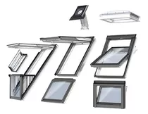 Ventana Velux Ggl Pk04 - 94 Ancho X 98 Alto Pino/blanco