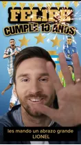 Video Invitacion Messi Nombra Al Cumpleañero Y Te Invita 