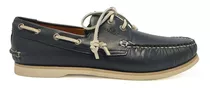 Deckshoes Samello American Couro Marinho Sapato Original