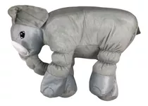 Almofada Elefante Grande Pelúcia 65cm Travesseiro Bebê Cores