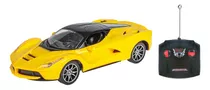 Carrinho Controle Remoto Ferrari Com Luz Amarelo - Art Brink