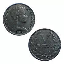5 Centavos 1946 Unc Original 