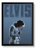 Quadro Decorativo Elvis Presley Arte Poster Com Moldura