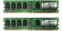 Memória Ram Para Kingmax 4g 2x 2gb Ddr2 1066mhz Pc2-8500u Oc