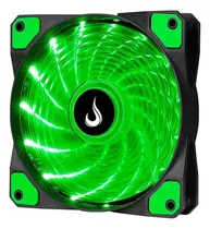 Cooler Fan Rise Mode Wind W1, 120mm, Led Verde - Rm-wn-01-bg