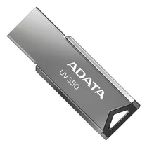 Pendrive Adata Uv350 64gb (auv350-64g-rbk) Prata Usb 3.2 