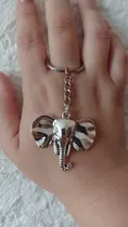 Llavero Elefante Vintage Silver