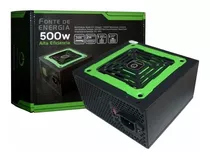 Fonte Atx 500w Real One Power 4+4 Pin 20/24 Pin Lacrada