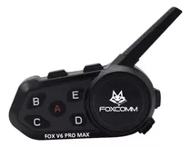 Intercomunicador Bluetooth Fox V6 Pro Max P/moto