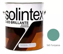 Pintura Oleo Brillante Turquesa Solintex 1 Galon