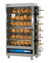 Asador De Pollo, 6 Espadas, 3 Quemadores,  Marca Ventus