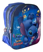 Mochila Escolar Compatible Lilo Y Stitch 3d Duro Jardin Nena