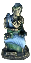 Imagem Estátua Orixá Ossain 10cm - Umbanda/candomblé