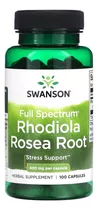Rhodiola Rosea Root 400 Mg 100 Cápsulas