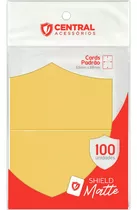 Sleeves Standard Amarelo Claro 100 Shield Central Magic Poke