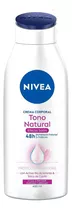 Crema Corporal Nivea Tono Natural Satín Protección 400 Ml