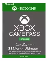 Xbox Live Gold + Game Pass Ultimate Código 12 Meses 