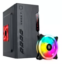 Kit Gabinete Micro Atx Para Pc Gamer E  Cooler Fan 120mm Rgb