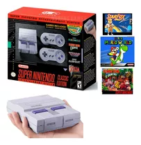 Super Nintendo Snes Classic Edition Mini Original Completo+ Vários Títulos Super Mario, Donkey Kong, Street Fighter 2 E Outros!!