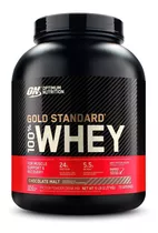 Suplemento En Polvo Optimum Nutrition  Proteína Gold Standard 100% Whey Proteína Sabor Chocolate Malt En Pote De 2.27kg